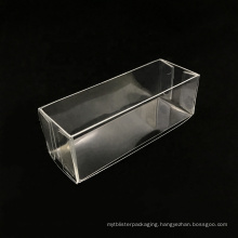 custom clear plastic packing box with lid for chocolate cookie candy